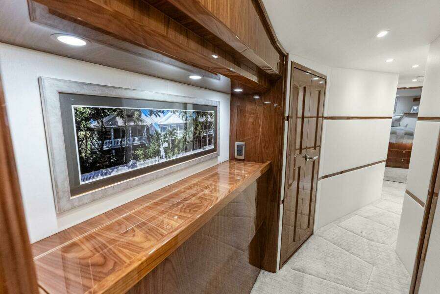 2022 Viking 68 Enclosed Bridge- PIPE DREAM- Companionway