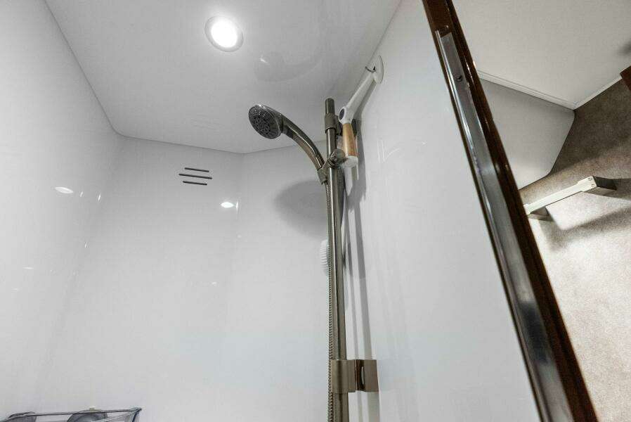 2022 Viking 68 Enclosed Bridge- PIPE DREAM- Crew Stateroom Head