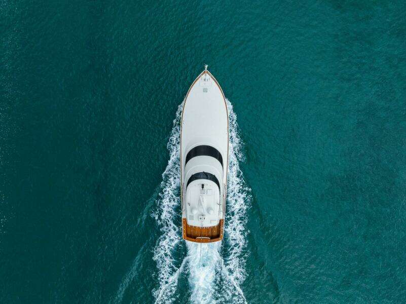 2022 Viking 68 Enclosed Bridge- PIPE DREAM- Aerial