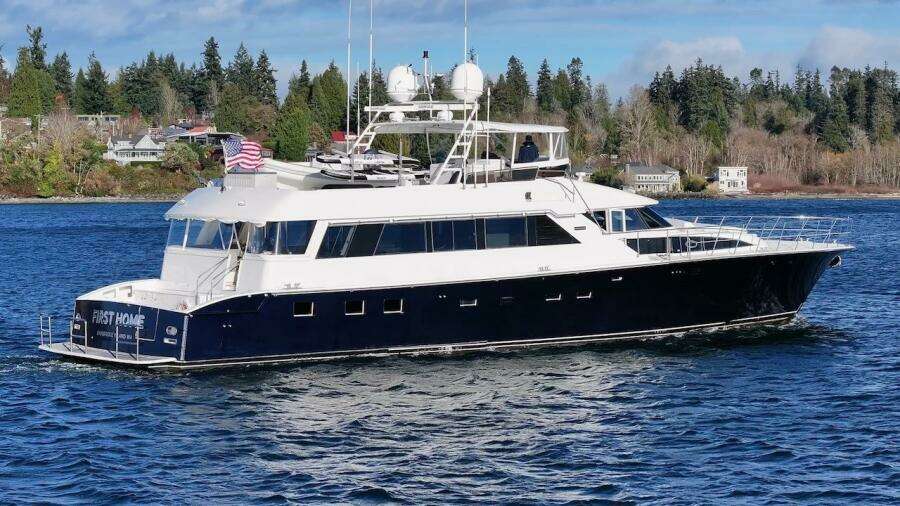First Home 92ft Cheoy Lee Yacht For Sale