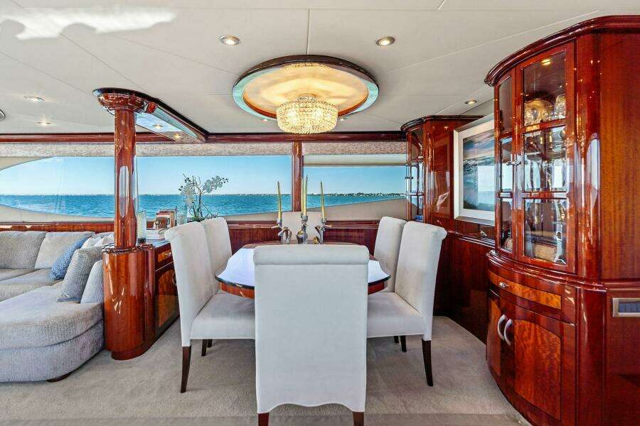 2005 Lazzara Yachts 80 'Summerwind' - Dinning Area