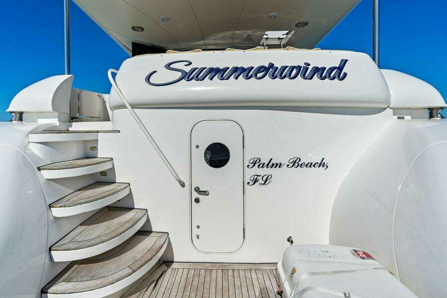 2005 Lazzara Yachts 80 'Summerwind' - Aft Deck