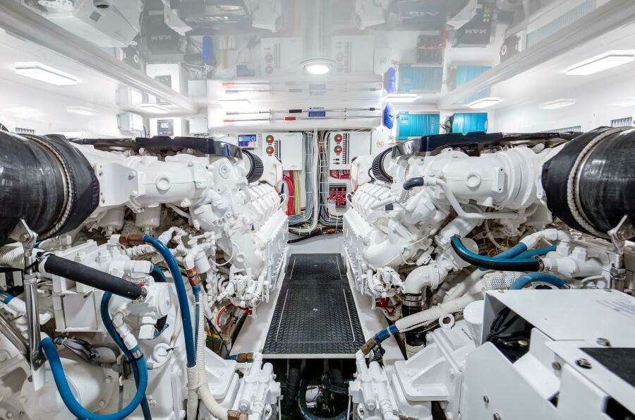 Viking 52 ONE MORE - Engine Room