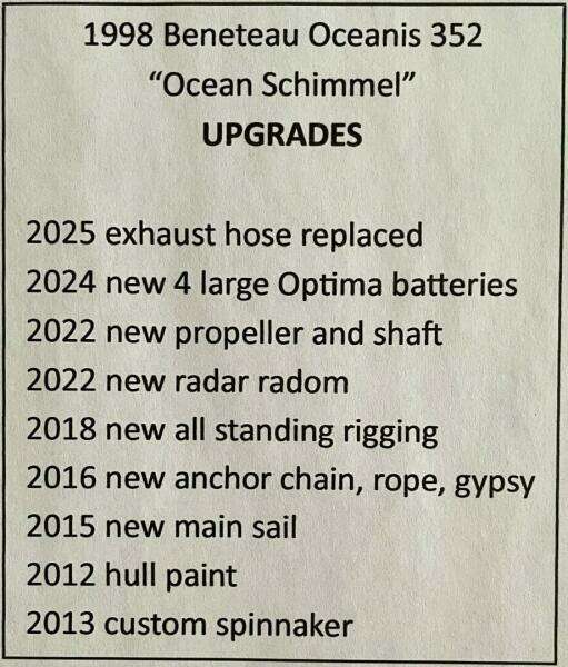 Ocean Schimmel 35ft Beneteau Yacht For Sale