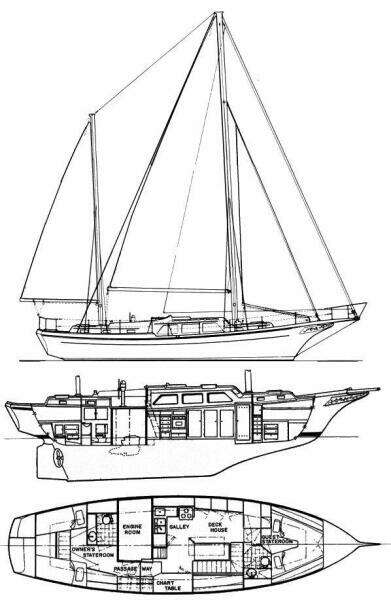 Free Spirit 47ft Alden Yacht For Sale