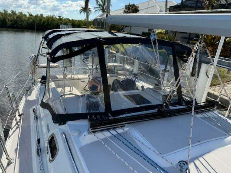 Dodger from front deck