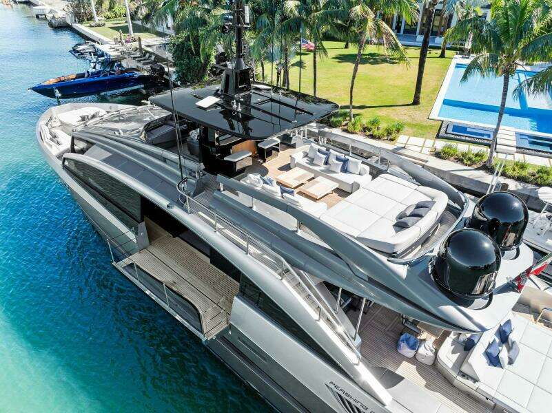 Caffeine 116ft Pershing Yacht For Sale