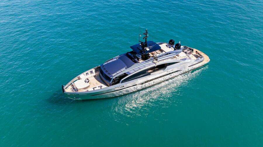 Caffeine 116ft Pershing Yacht For Sale