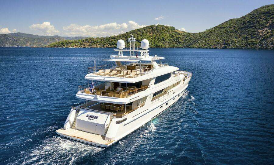 SUNRISE 141ft Yildiz Shipyard Yacht For Sale