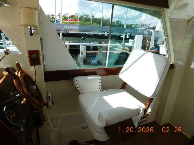 Starboard Salon With Ladderback Helm Chair At Lower Helm