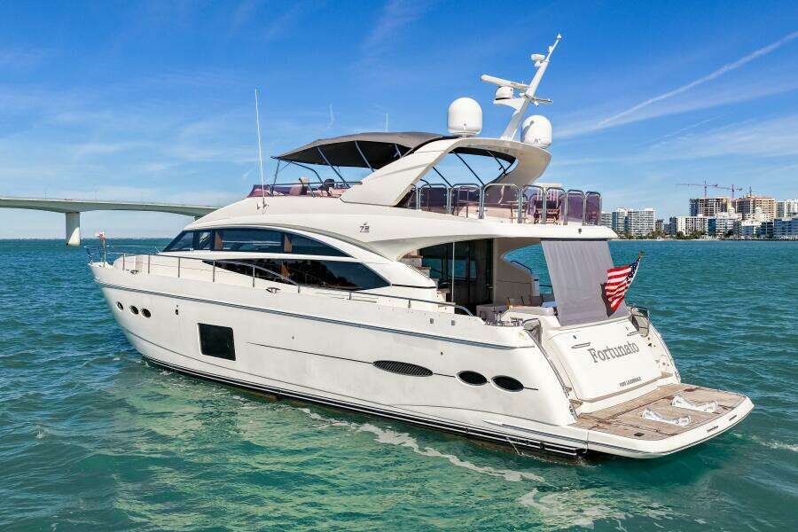 Fortunato 72ft Princess Yacht For Sale