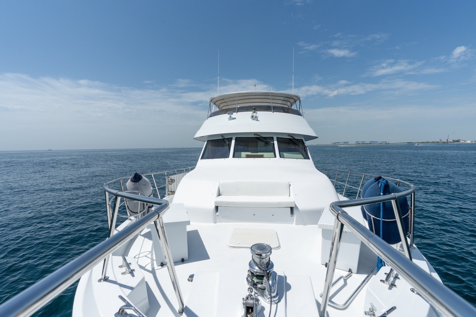 2000 Hatteras 75 Sport Deck