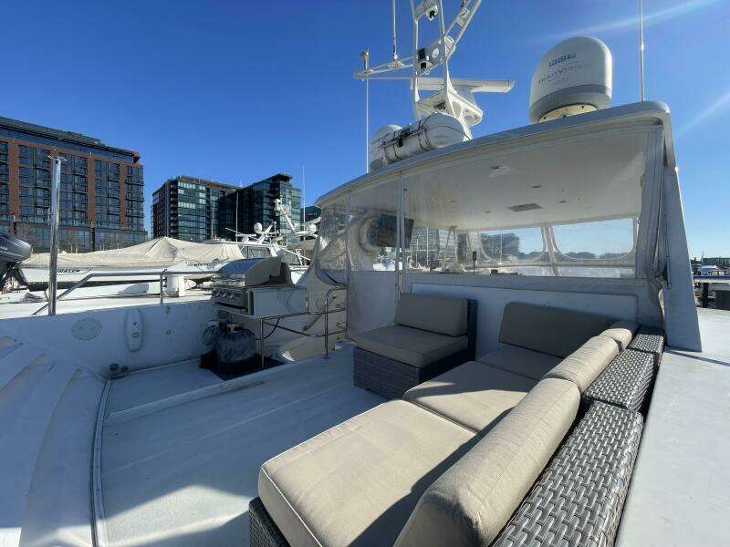 Bridge Sundeck port view