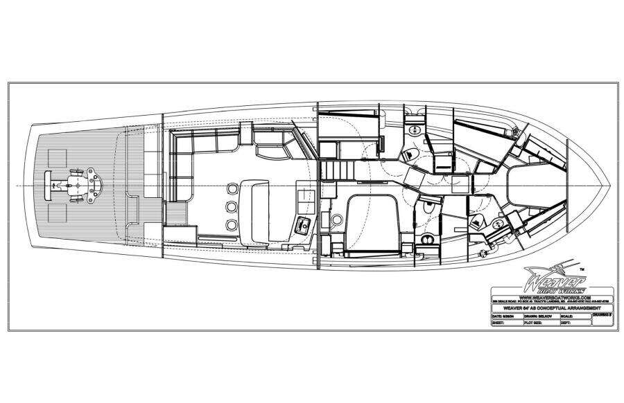 64ft Weaver Yacht For Sale