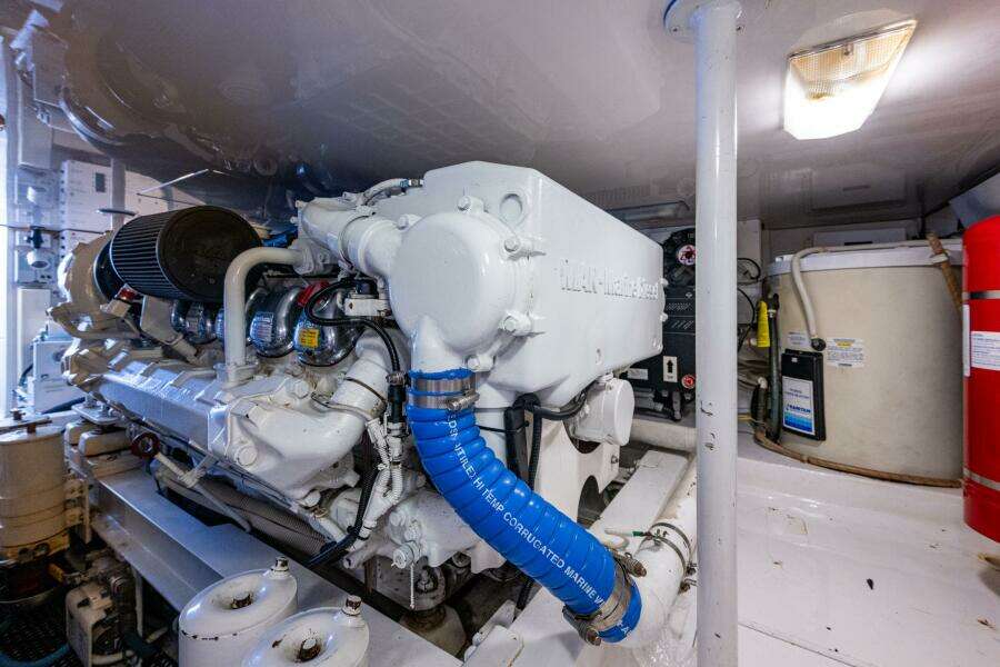 Viking 48 - Sweet Melissa - Engine Room