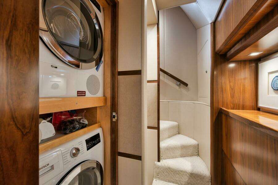 Viking 68 JO-LI - Interior Companionway/Laundry