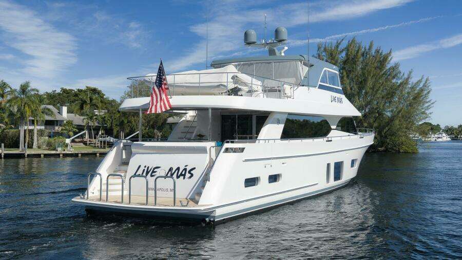 LIVE MAS 85ft Ocean Alexander Yacht For Sale