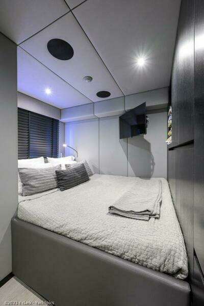 Sunreef 60 NERO- Aft Starboard Guest Cabin