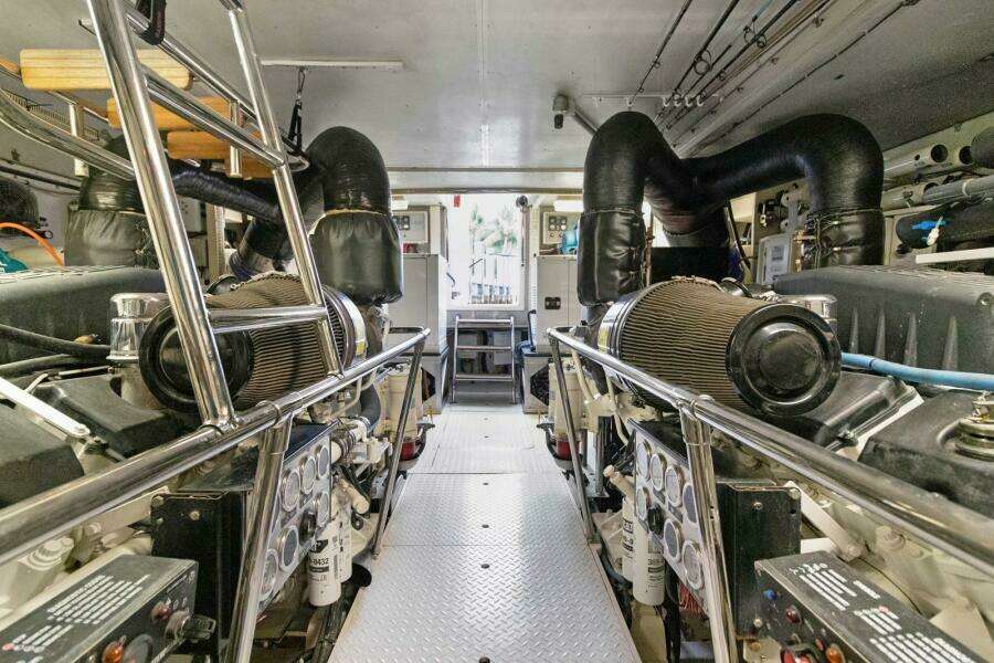 Engine Room Looking Aft  