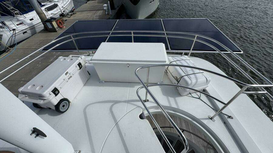 Flybridge Looking Aft