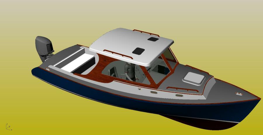 28' 2026 New Harbor Boats 28 Hard Top