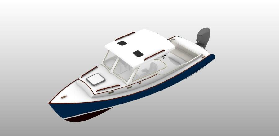 28' 2026 New Harbor Boats 28 Hard Top