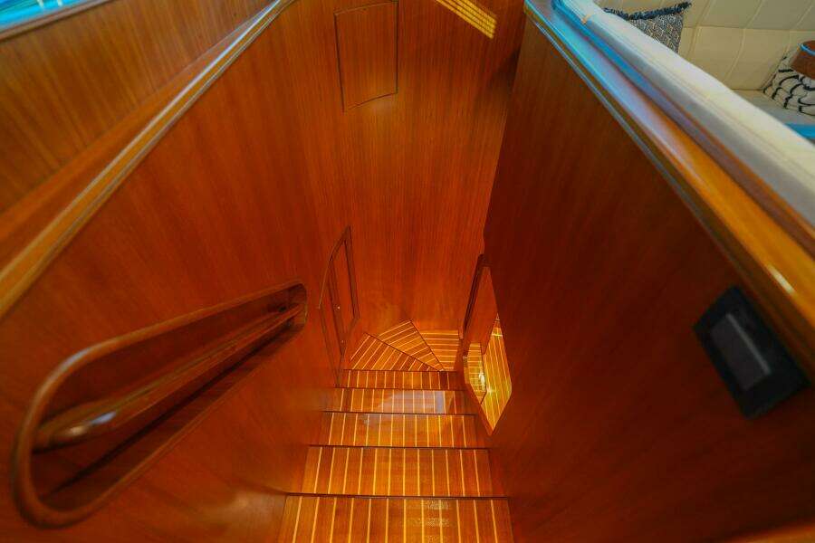 Companionway Stairs to Staterooms