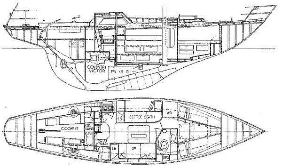 Josephine of Whitehills 36ft Camper  amp  Nicholsons Yacht For Sale