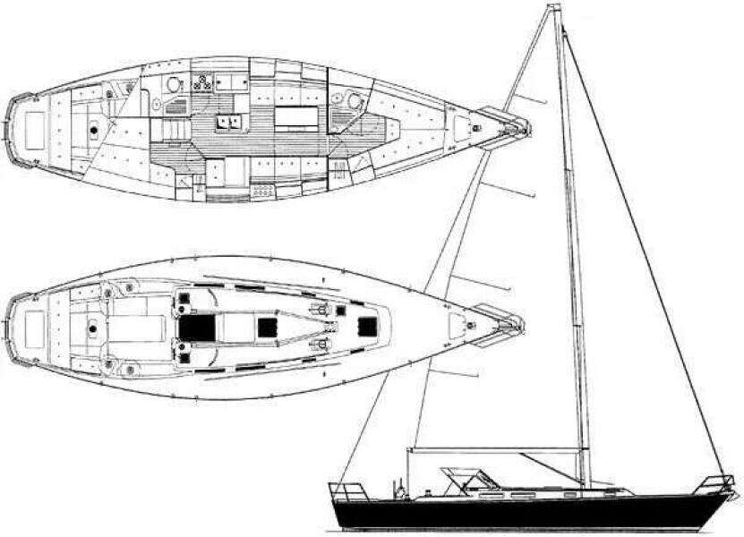 Arcadia 42ft J Boats Yacht For Sale