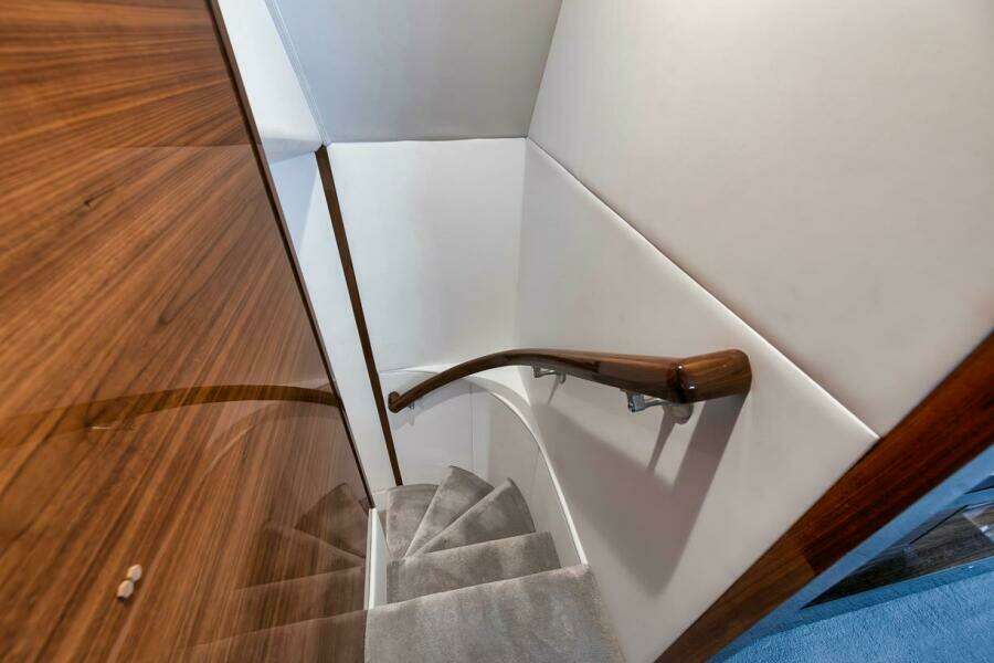 Viking 72 Skybridge - Chelsea -Stairs to Staterooms