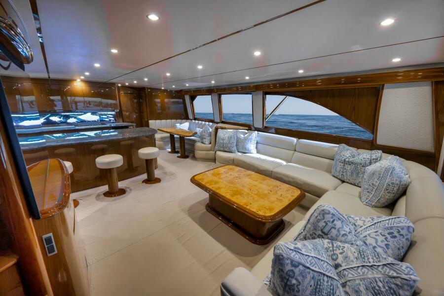 76' 2011 Viking 76 Enclosed Bridge