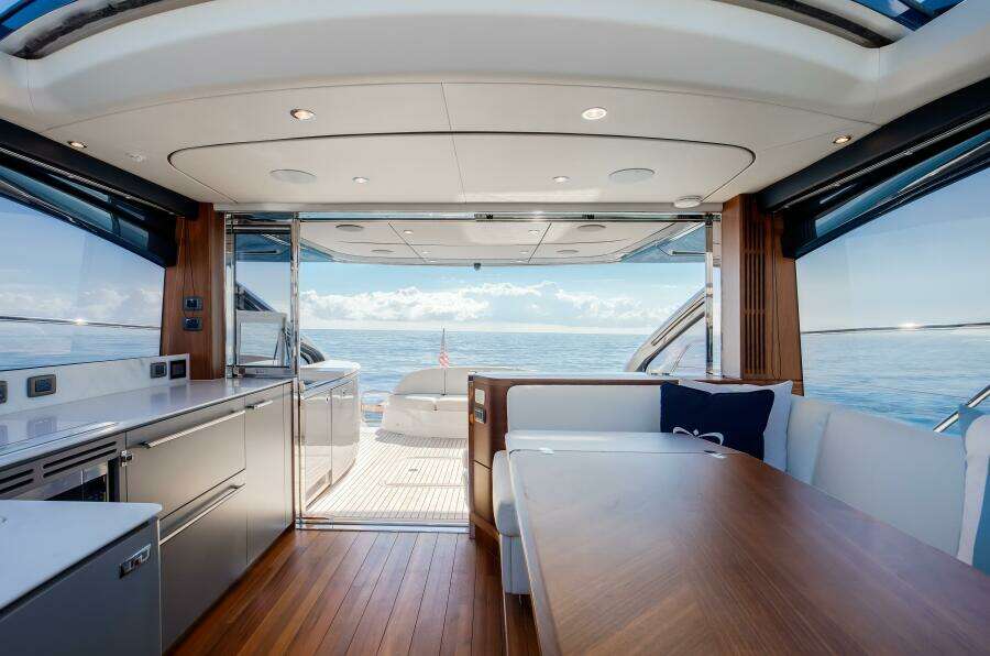 Princess V55 - Mermoo Too - Salon and Galley