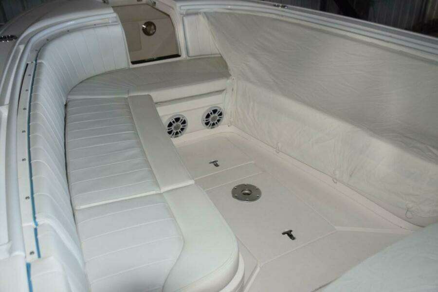 Forward Storage Hatch Is Centerline Between Forward Seating And Anchor Locker