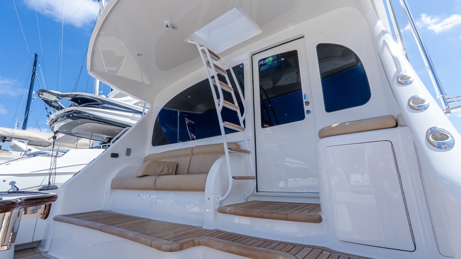 2017 Viking 62 Enclosed Bridge