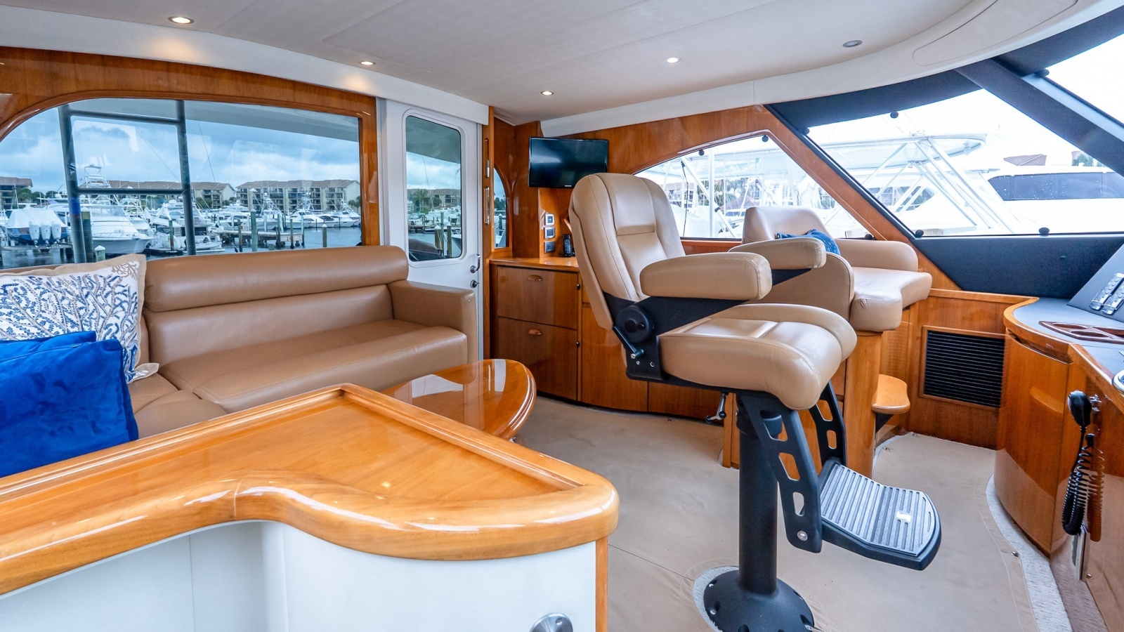 2017 Viking 62 Enclosed Bridge