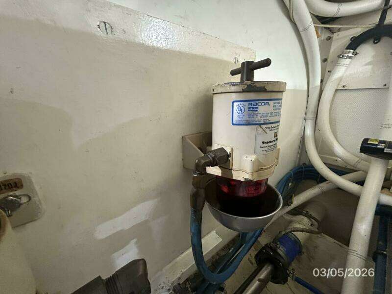 42' Grand Banks generator Racor fuel filter