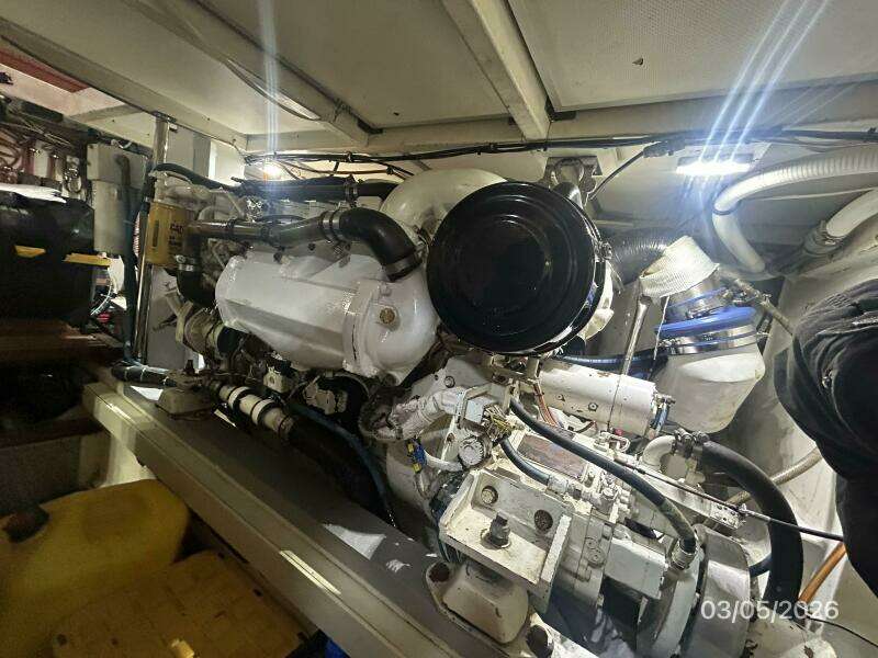 42' Grand Banks starboard main engine2