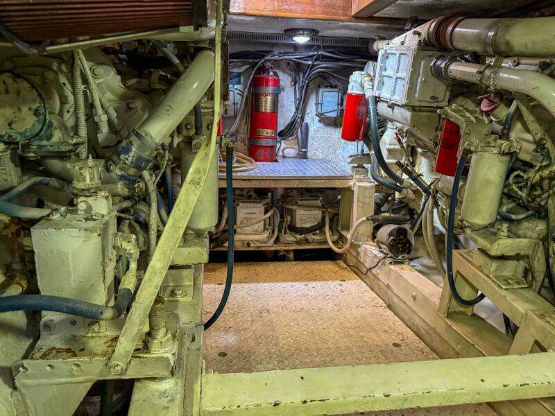 Engine room forward 