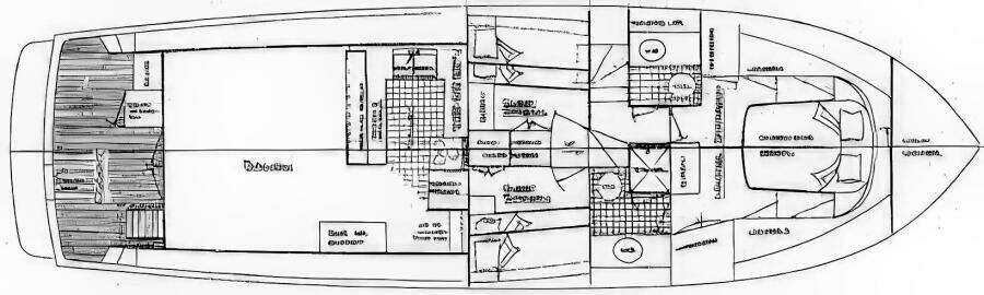 50' Ocean Alexander Mark II layout