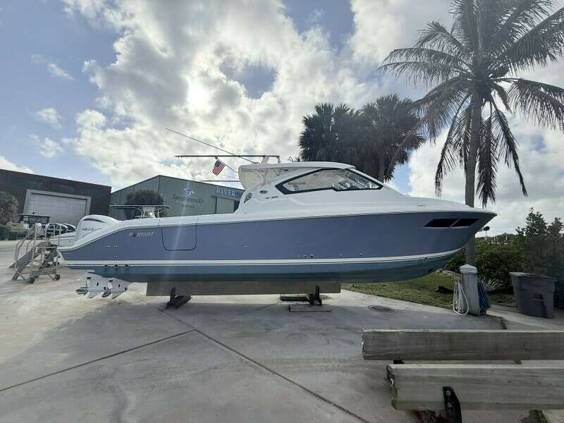 Pursuit 365 DC - SALTY GIRL - Starboard Profile