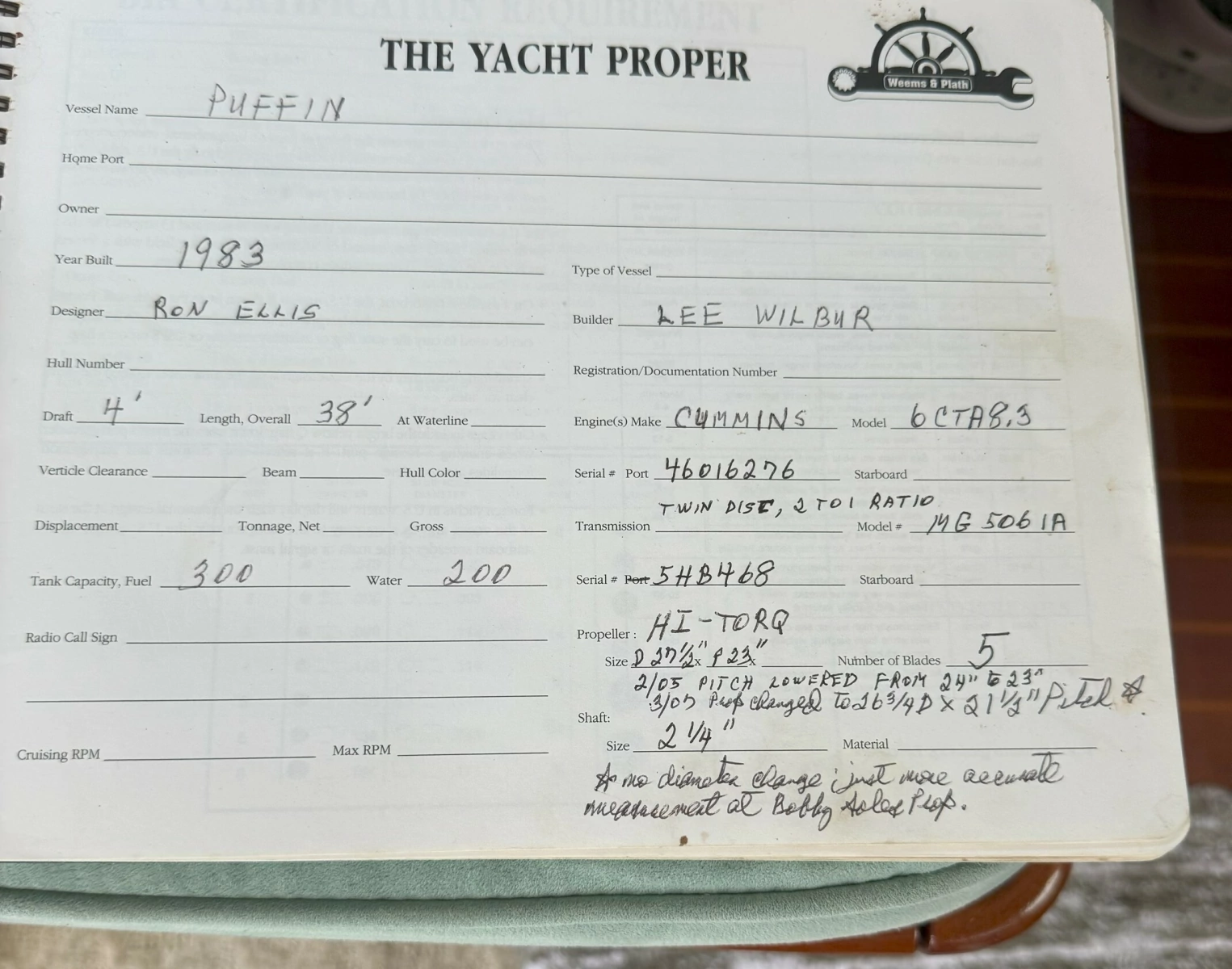 1983 Wilbur 