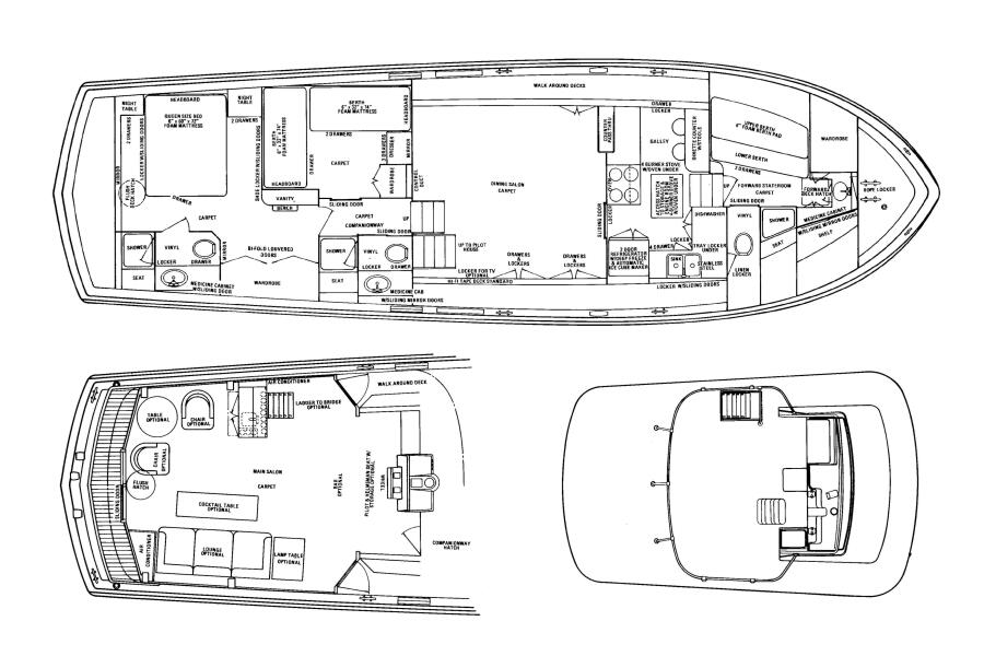 55' 1973 Chris-Craft 55 Commander