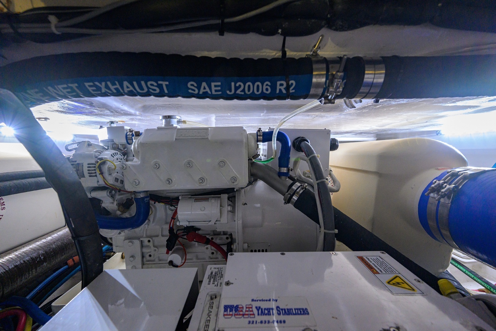 Viking 42 - Bella Vita - Engine Room