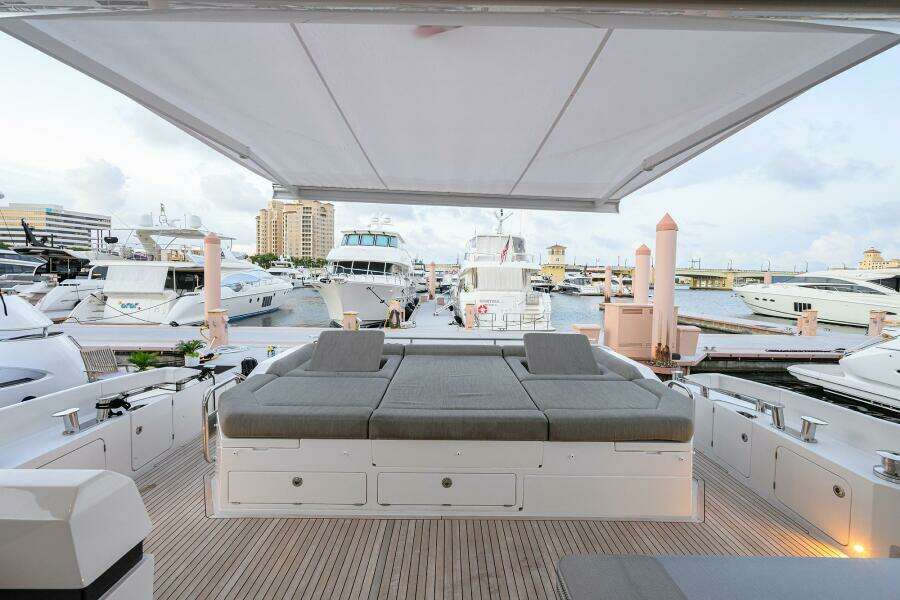 A Checkered Past 70ft Azimut Yacht For Sale