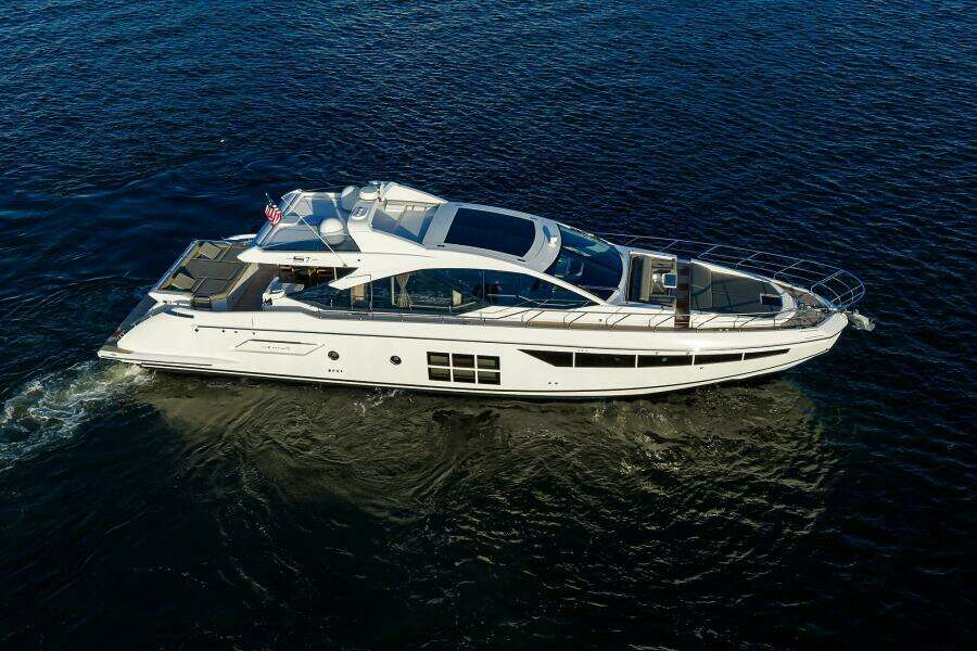 A Checkered Past 70ft Azimut Yacht For Sale