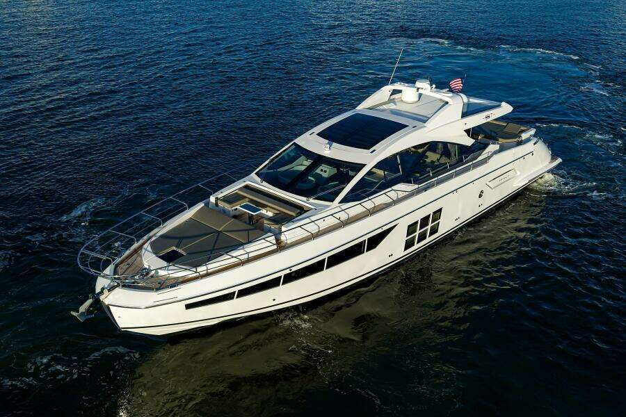 A Checkered Past 70ft Azimut Yacht For Sale