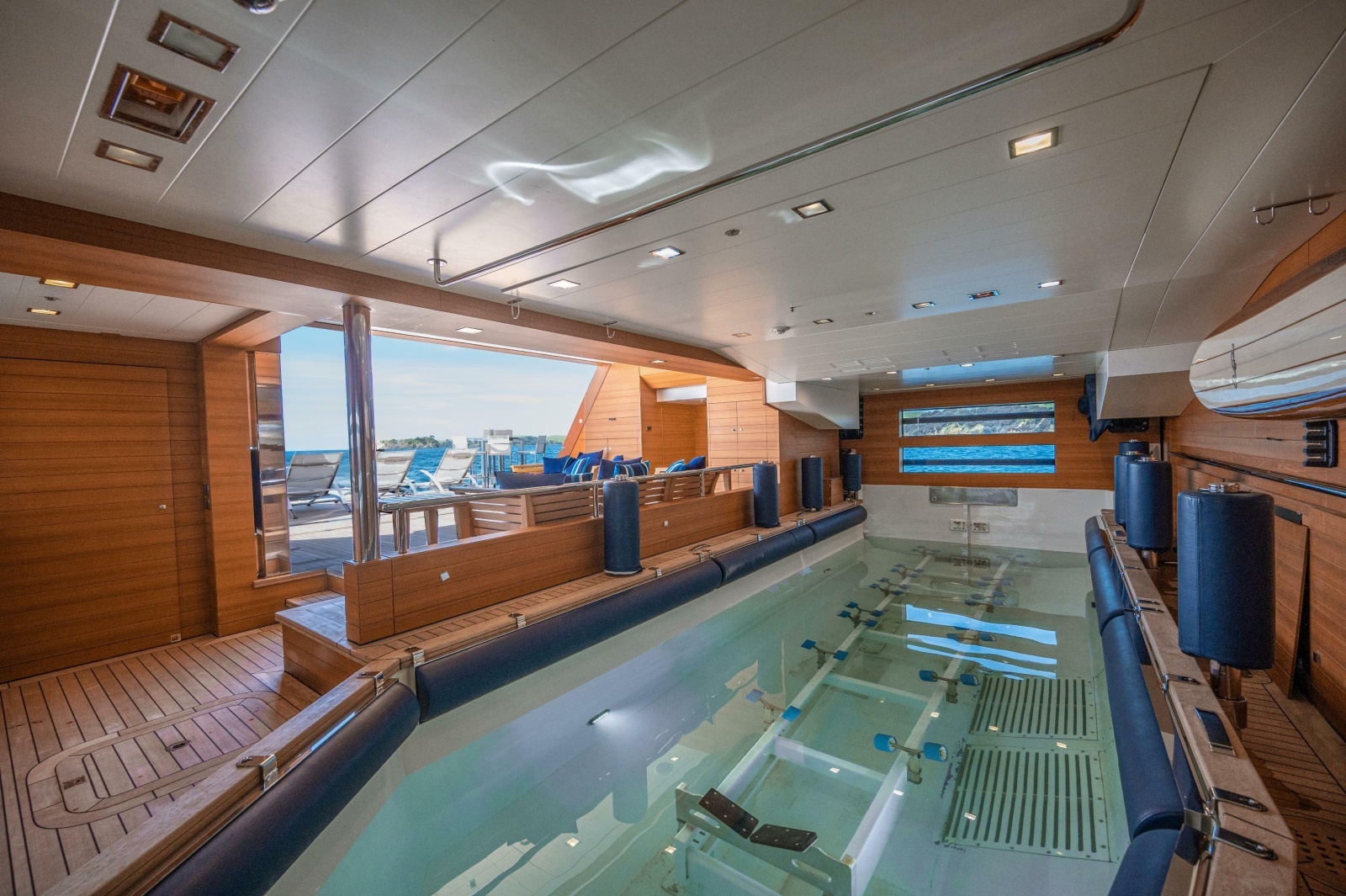 Beach Club And Tender Garage, Port Side Tender Launching