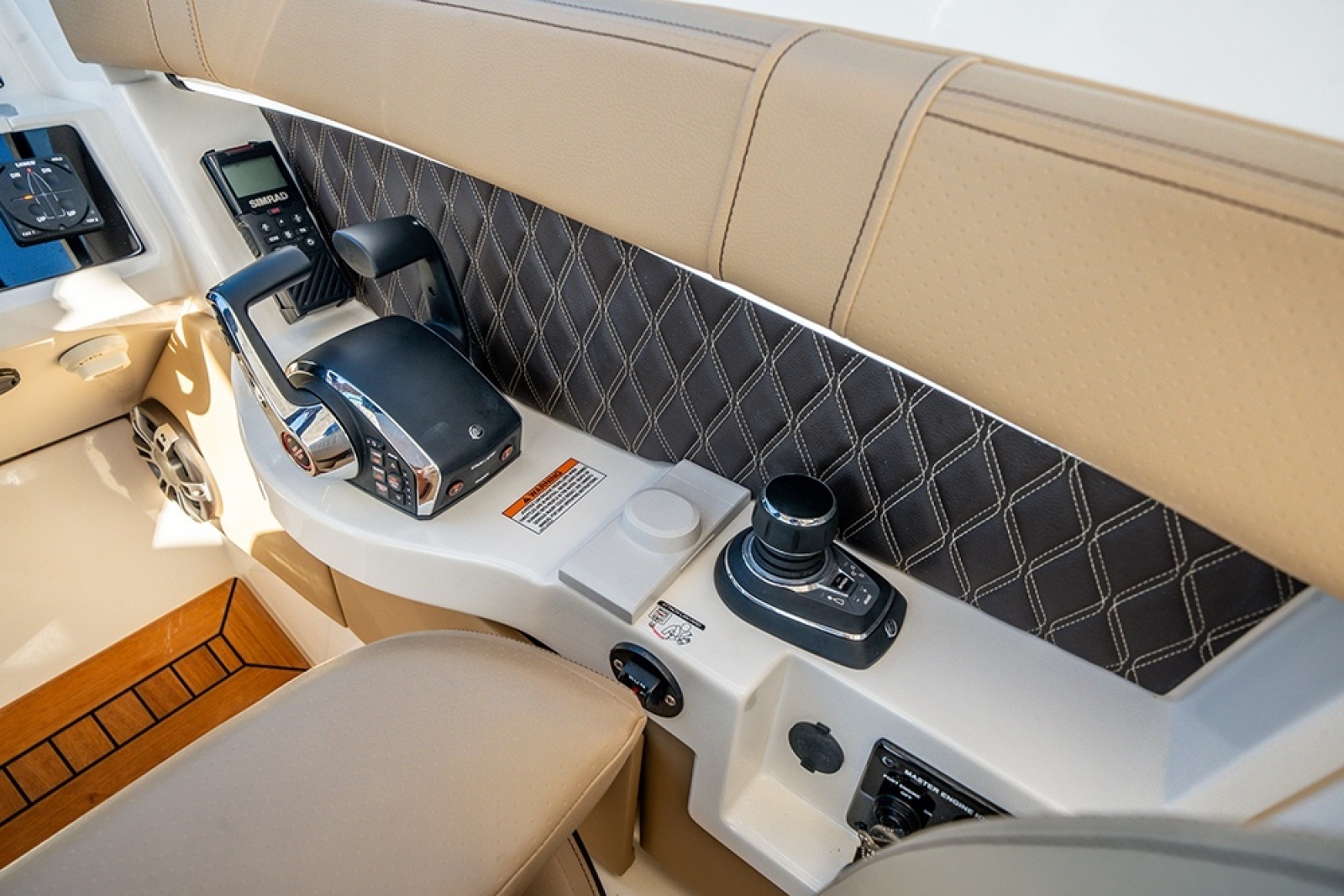 Throttle control and joystick