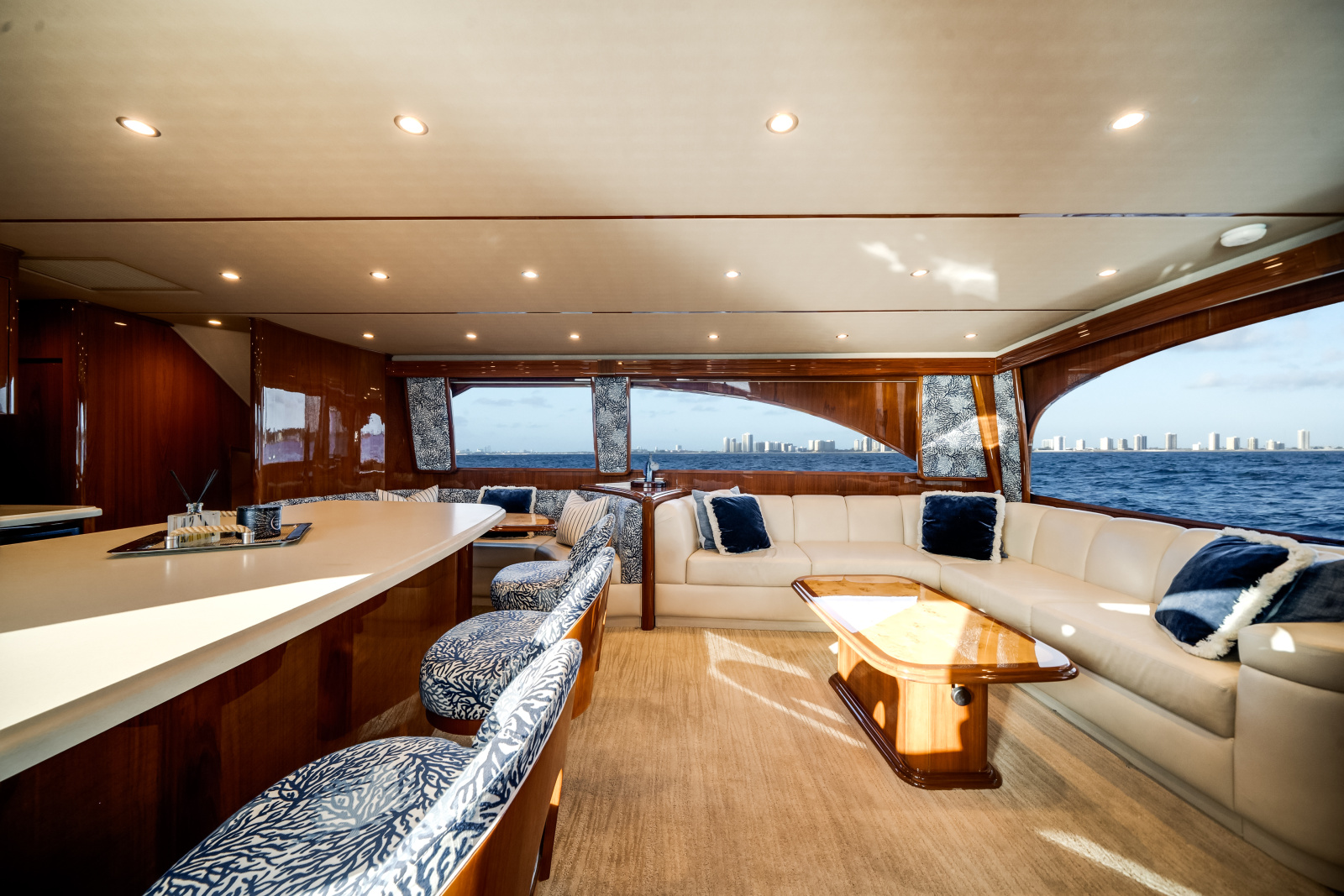 70' 2015 Viking 70 CV ENCLOSED BRIDGE