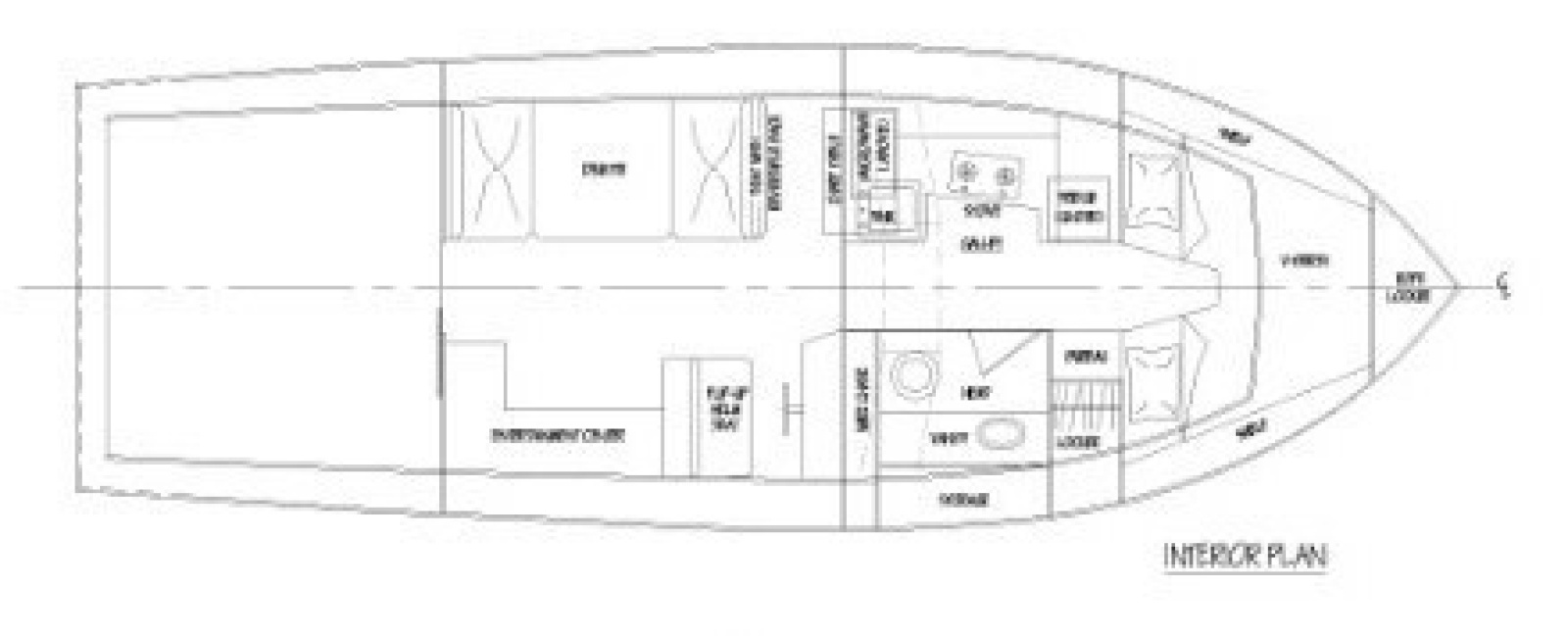 1989 Duffy 35 Flybridge - Layout